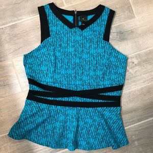 EUC! Worthington Peplum Blouse